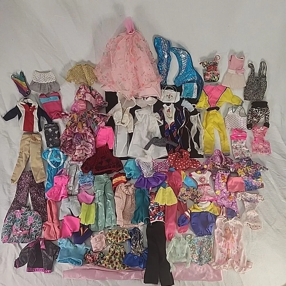 Barbie Clothing, Acc, Parts Ken 150+ Piece Diverse Lot Over $1000 1960s-? VNTG